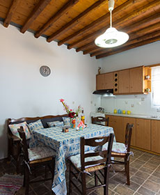 The kitchen of Marmara house